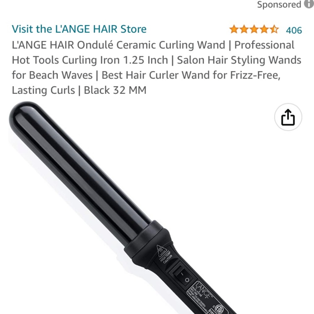 L’ange Ondule Curling Wand, 32mm